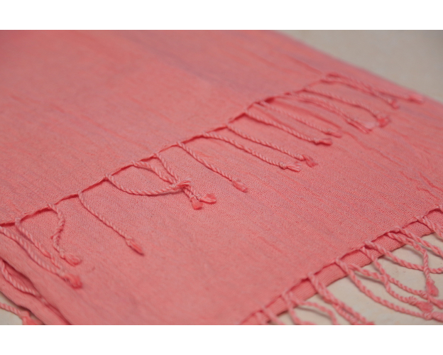Schal und Schal 100% Handarbeit in verschiedenen Farben, Farbe: Lachs, image 