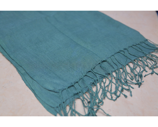 Schal und Schal 100% Handarbeit in verschiedenen Farben, Farbe: Petrolgrün, image 