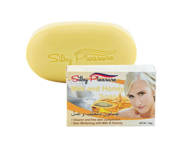 Silky Pleasure Milk and Honey soap 130g, image 