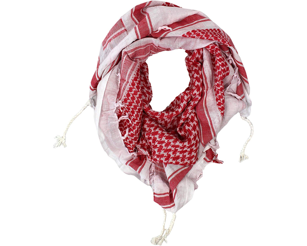 Schal aus Mekka - weiss-rot, image 